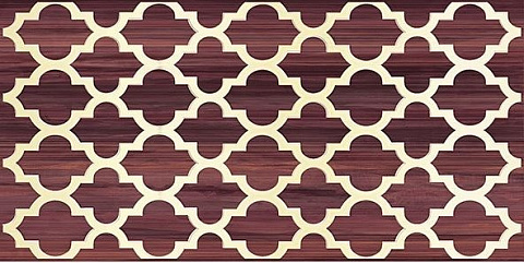 Декор BUHARA бордо (Ceramica Classic)